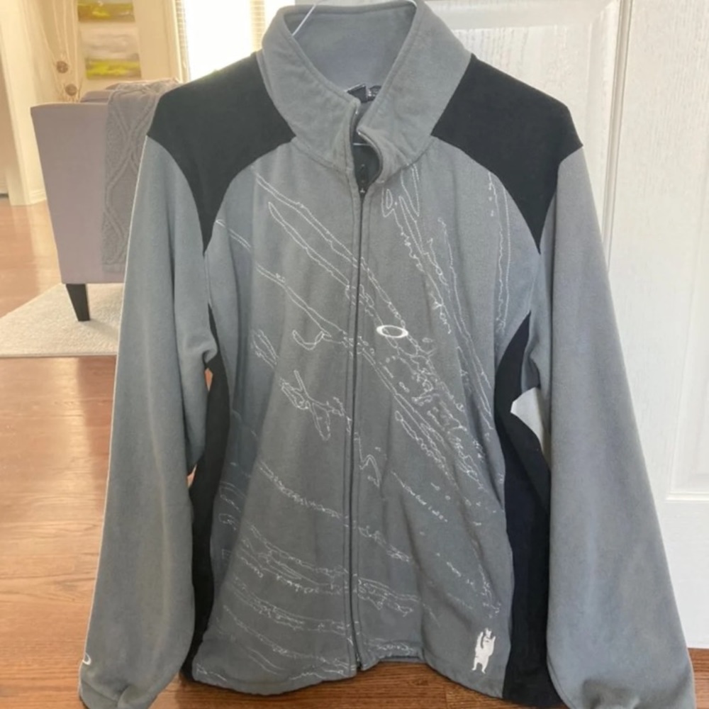 Oakley Gray Fleece Jacket